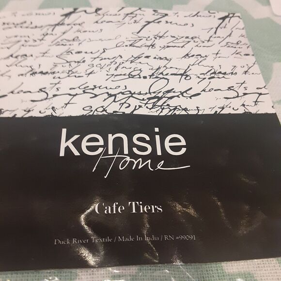 Kensie Home Cafe Tier Set 3pc Moana Aqua - Picture 2 of 5